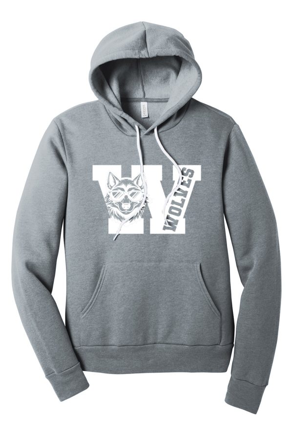 BELLA+CANVAS® Unisex Sponge Fleece Pullover Hoodie YOUTH - Image 6
