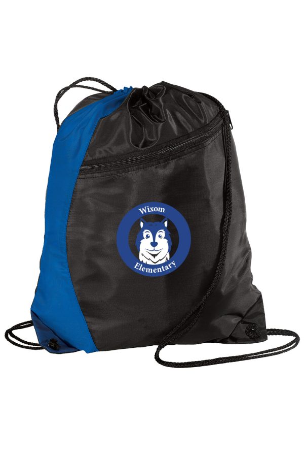 Port Authority® Colorblock Cinch Pack Royal/Black - Image 2